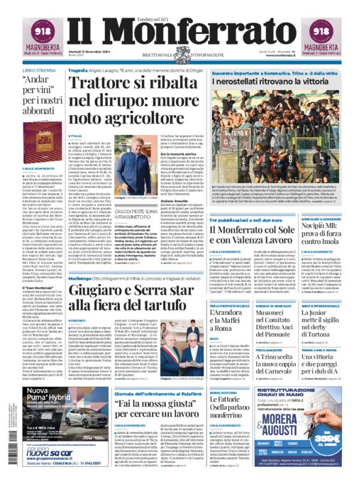 Il Monferrato - Edizione 86 del 12/11/2024